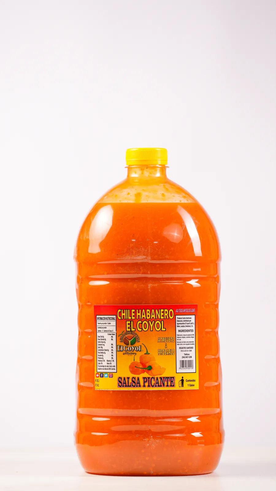 Salsa picante Habanera El Coyol 1/2 Galón